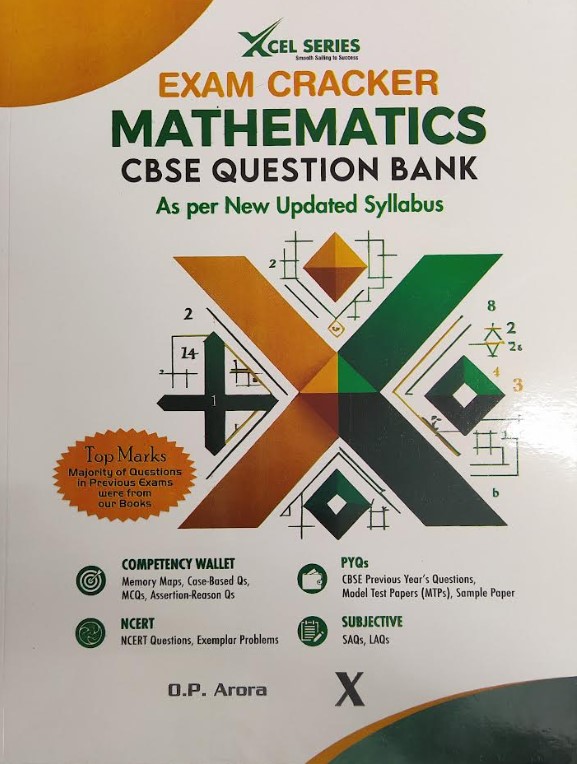 XCEL Series Exam Cracker Mathematics Class 10| CBSE Question Bank 2026